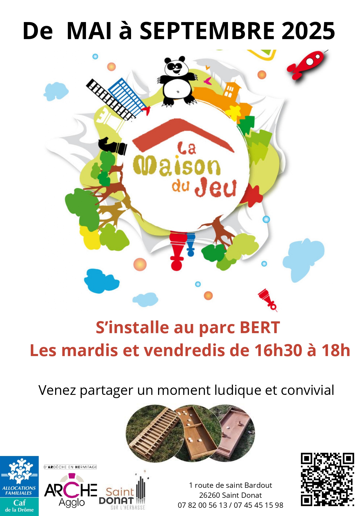 Venez jouer au Parc Bert !