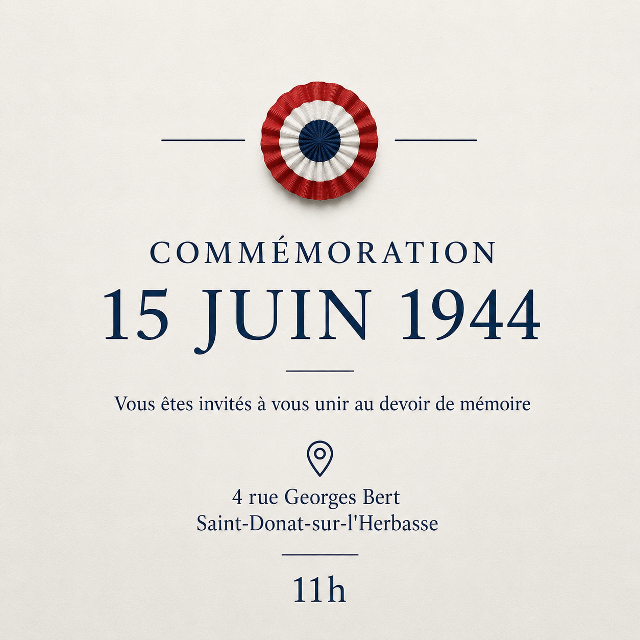 Commémoration
